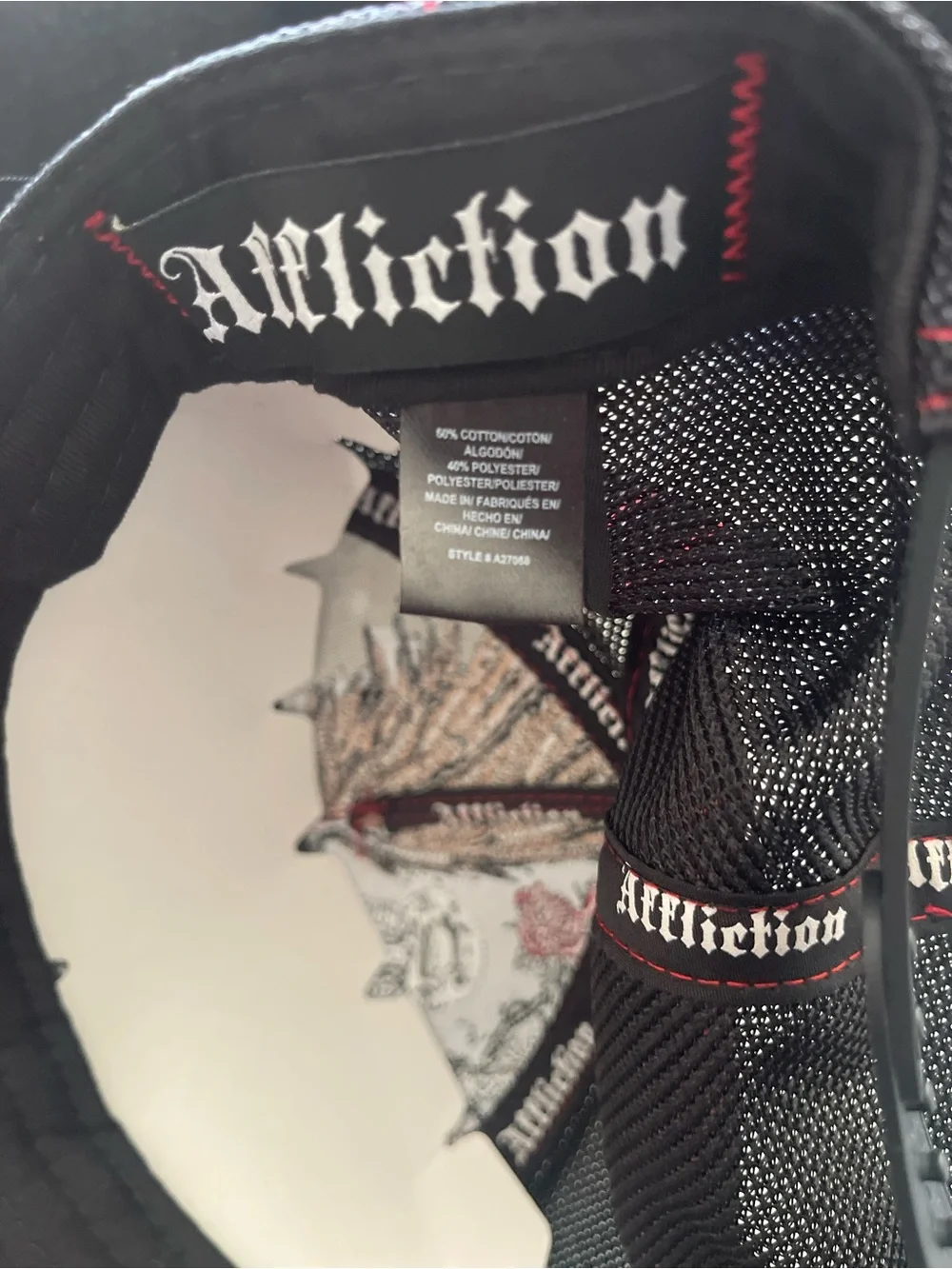 Affliction Winged Reaper Hat NWT